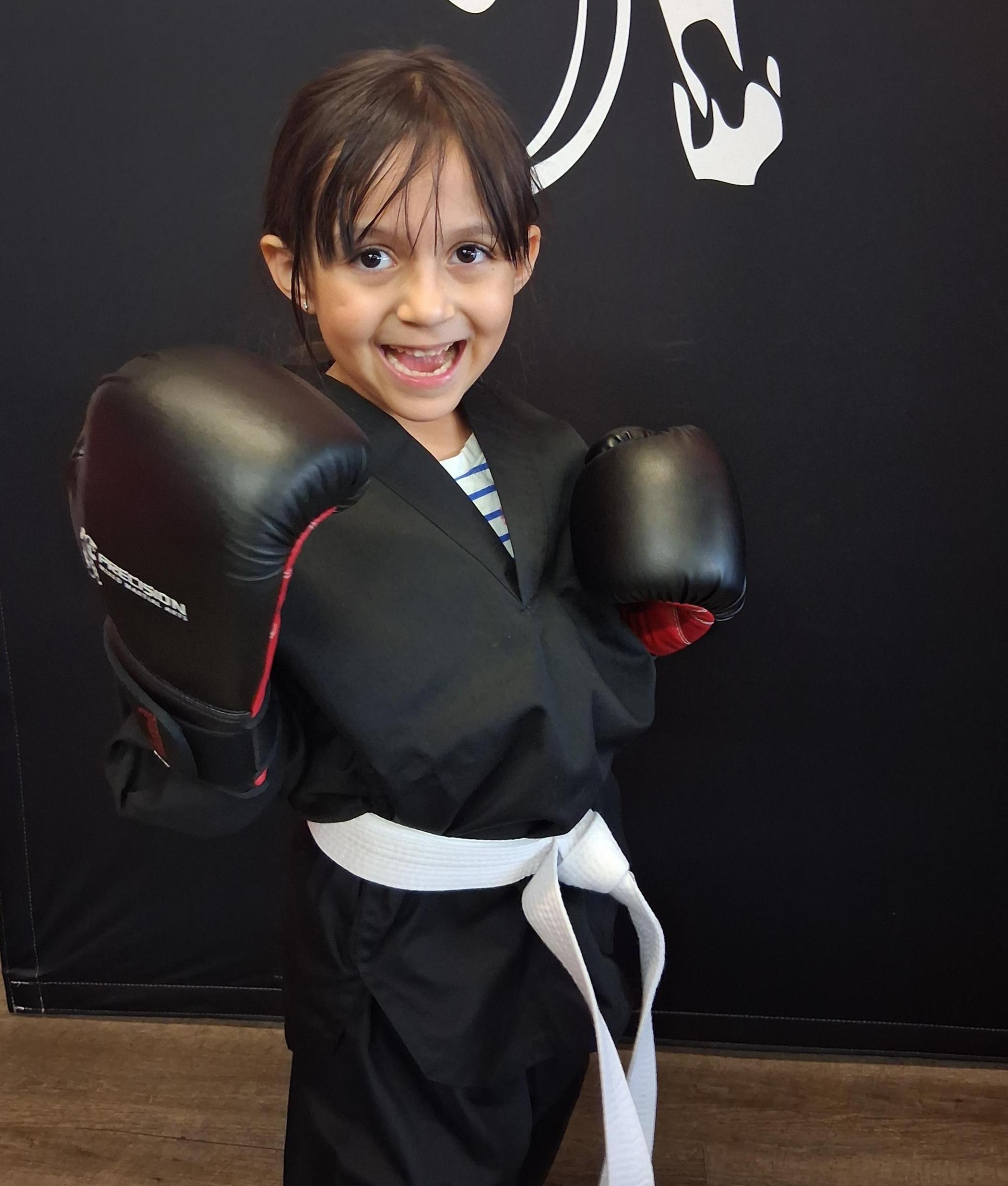 Kids martial arts class at Precision Martial Arts
